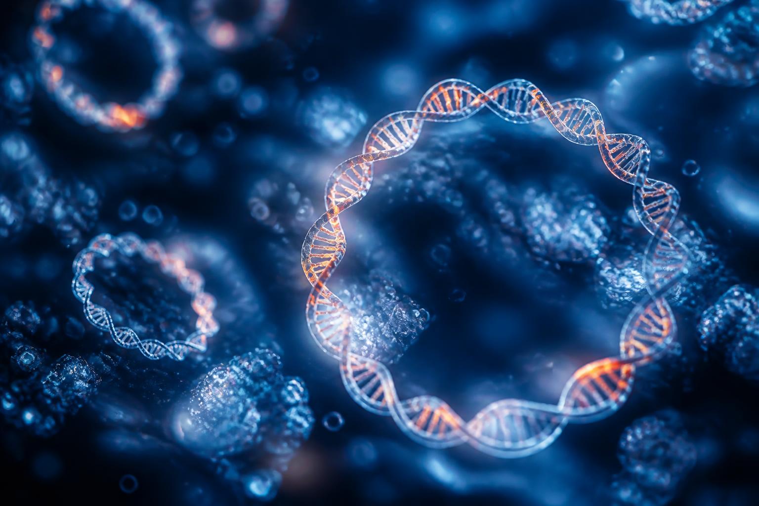 Circulating circular DNA in blood plasma
